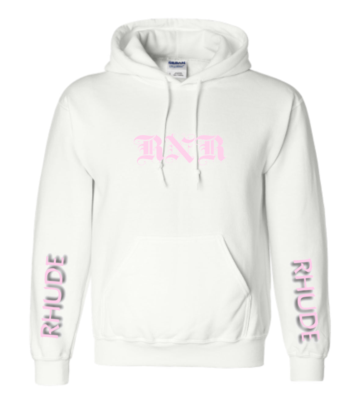 “Pretty Inside and Out” ONYX MIX BRANDED HOODIE